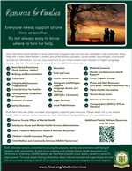 Poster created for families